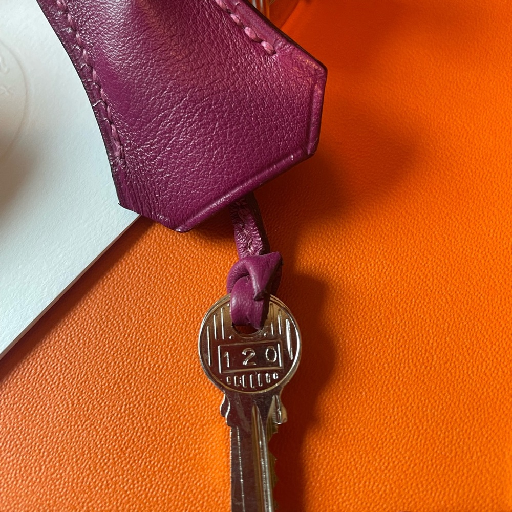 Hermes Kelly 25 Bag in Purple - Picture 13 of 15